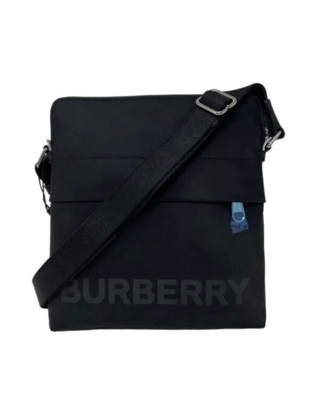 Burberry Unisex Nylon Logo Print Black Shoulder/ Crossbody Bag